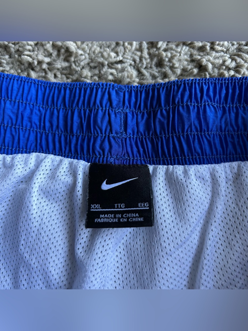 Nike Throwback 90s Retro Woven Track Pants Men 2XL Basketball Warmup Olympic USA - Picture 3 of 16